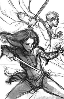 Second cover rough for Abhorsen